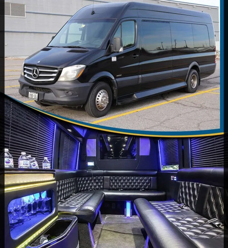 Luxury party bus serving Markham
