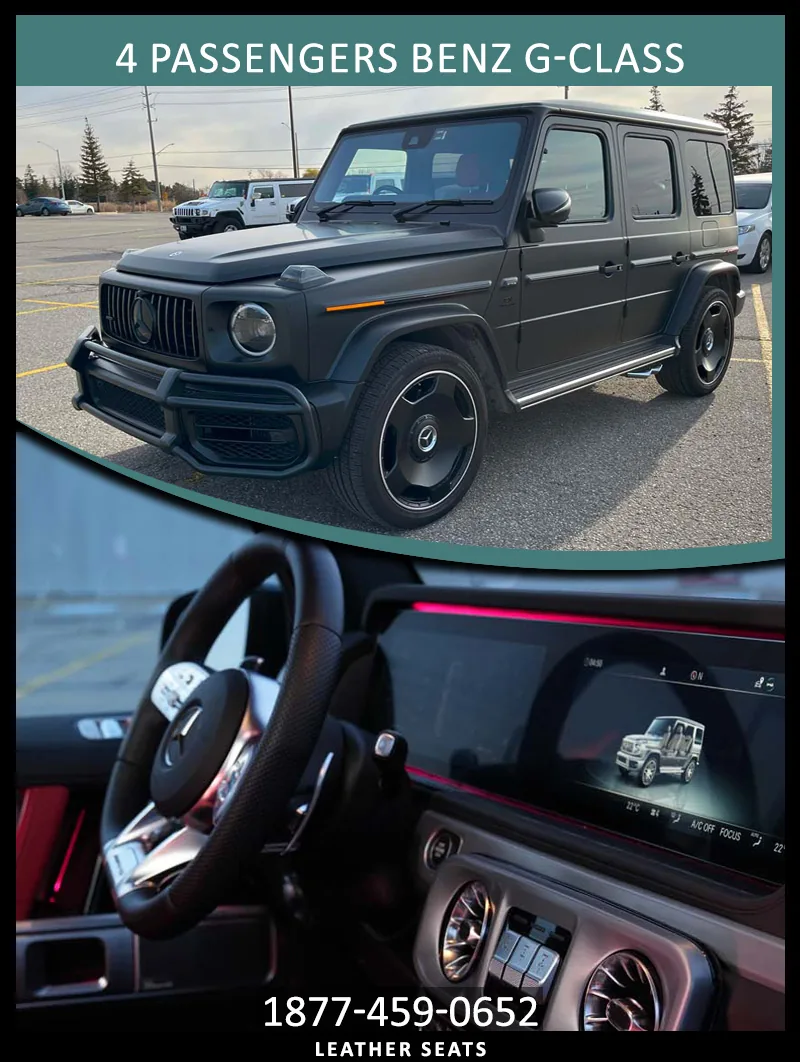 4 Passenger Mercedes G-Class  in Toronto, 4 guests